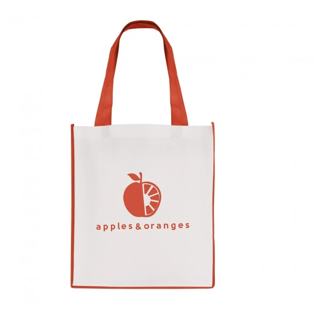 Large Recyclable Non-Woven Contrast Shopper