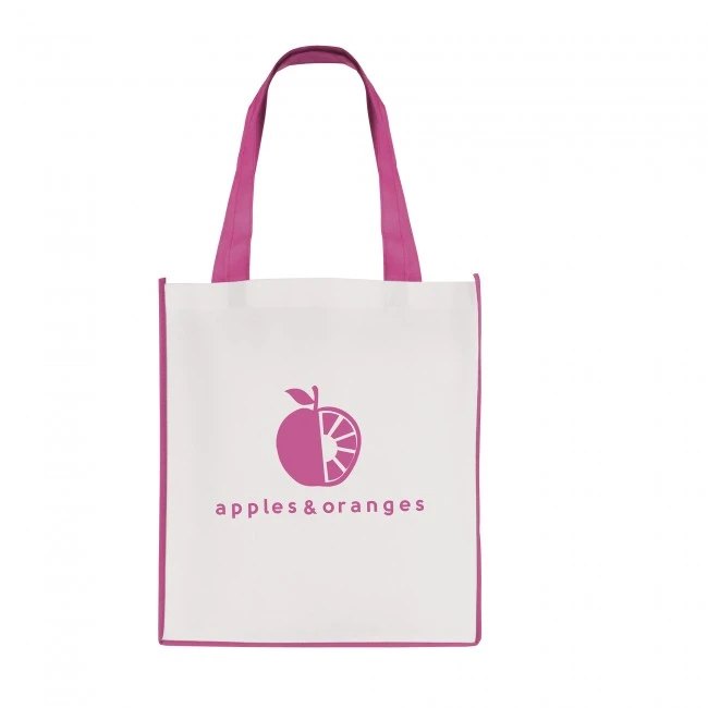 Large Recyclable Non-Woven Contrast Shopper