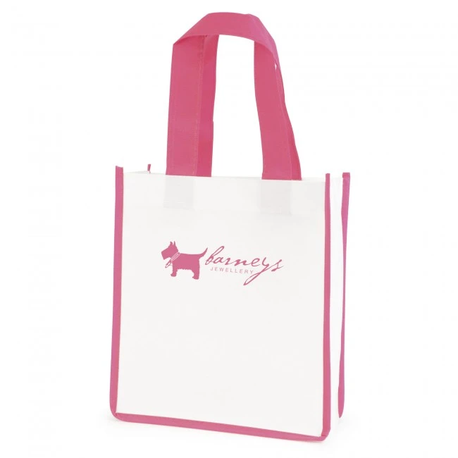 Mini Contrast  Recyclable Non-Woven Shopper