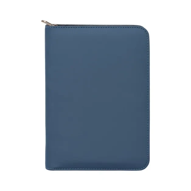 Aurelia Recycled Gold Zip Portfolio - A5