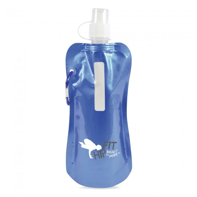 Metallic fold up bottle