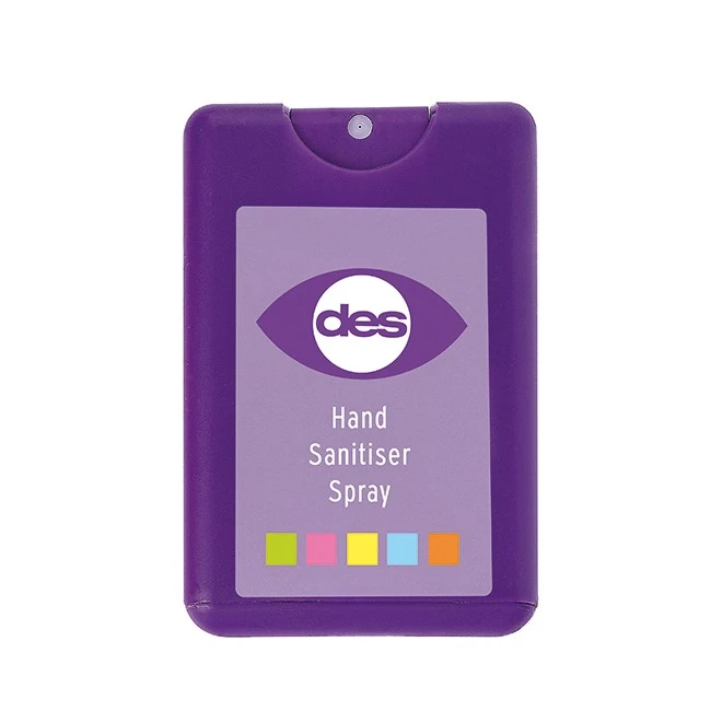 Credit Card Hand Sanitiser Spray 20ml