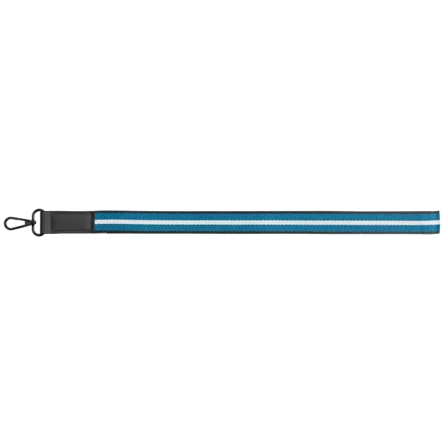 Newport rPET Woven Chevron Phone Strap Lanyard - 43.7 x 2.5 cm