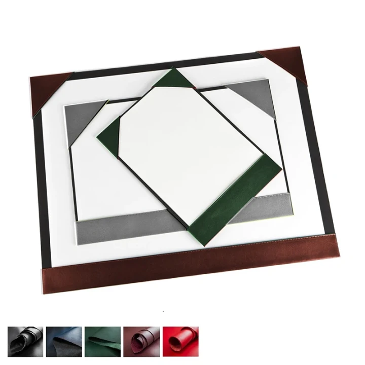 Universal Leather A2 Desk Pad Blotter, made in the UK 