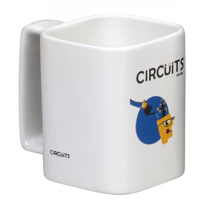 Square Earthenware Mug 