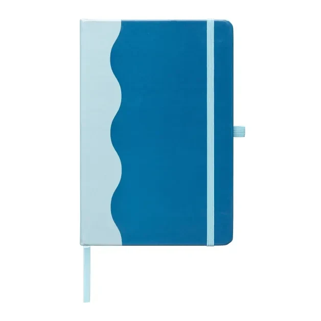 Grete Recycled Wave Pattern Journal - A5