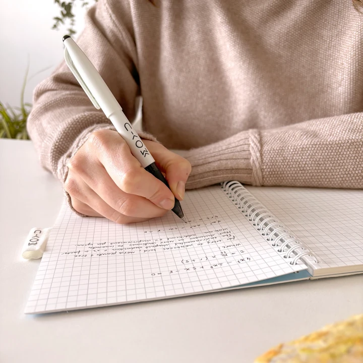 MOYU Erasable Stone Paper Notebook A5 Hardcover Sky Blue - 20 Pages