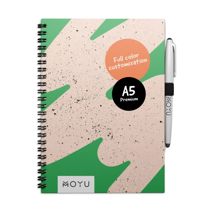 MOYU Erasable Stone Paper Notebook A5 Premium Full Colour - 40 Pages