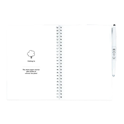 MOYU Erasable Stone Paper Notebook A5 Premium Full Colour - 40 Pages