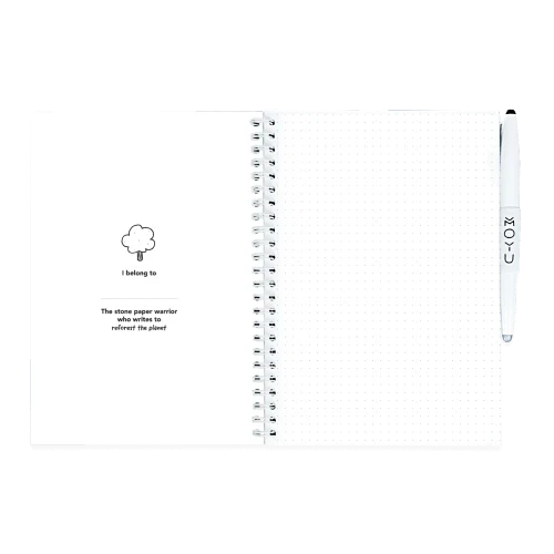 MOYU Erasable Stone Paper Notebook A5 Premium Full Colour - 40 Pages