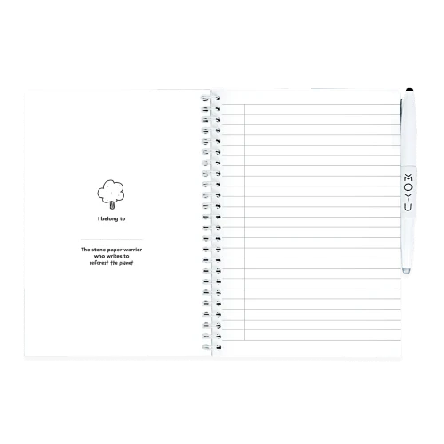 MOYU Erasable Stone Paper Notebook A5 Premium Full Colour - 40 Pages