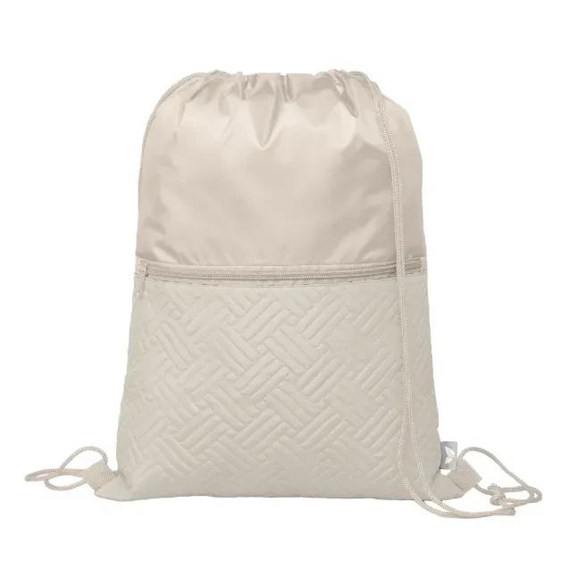 Sora Recycled Quilted Drawstring Bag - 6L