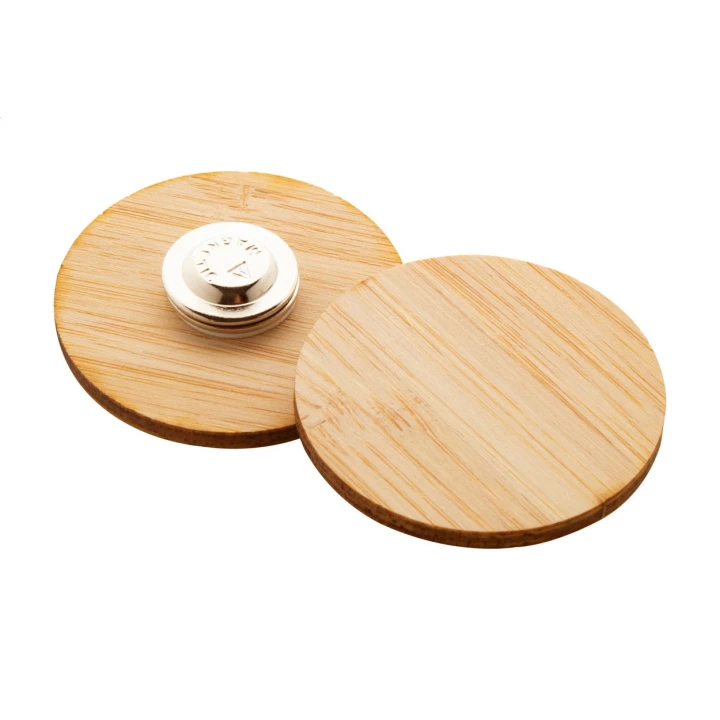 BooBadge Bamboo Badge