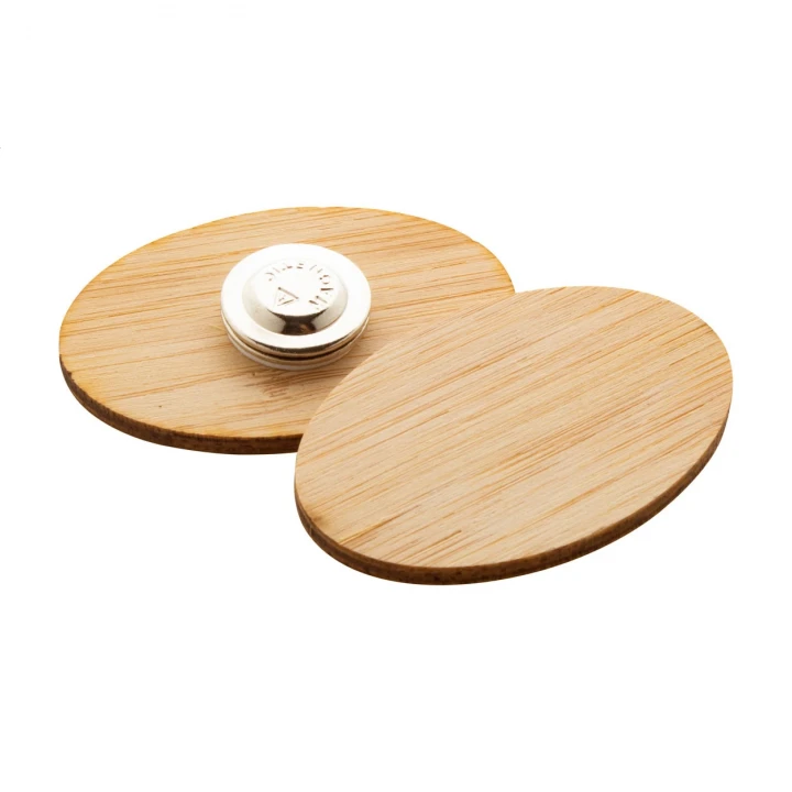 BooBadge Bamboo Badge