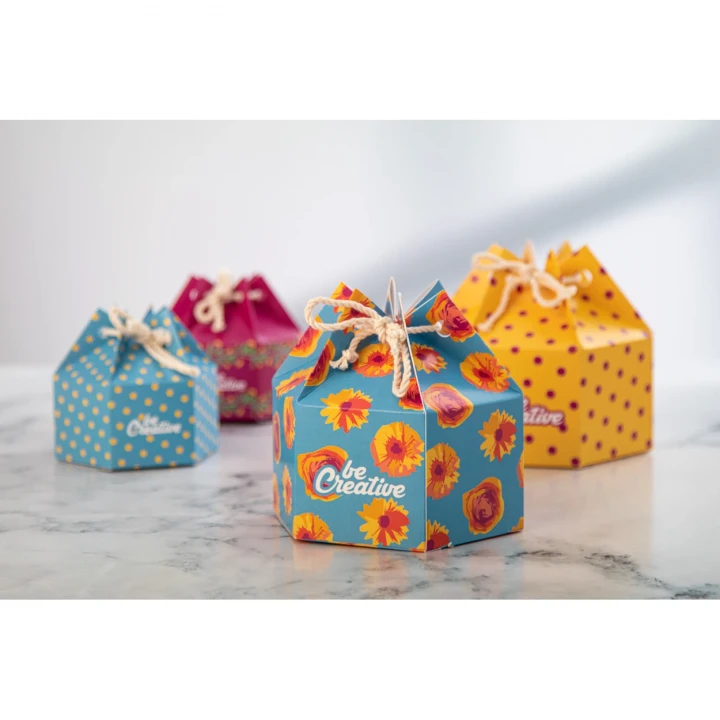 CreaBox HexaCord M Hexagonal Gift Box