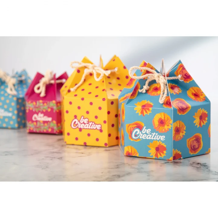 CreaBox HexaCord M Hexagonal Gift Box