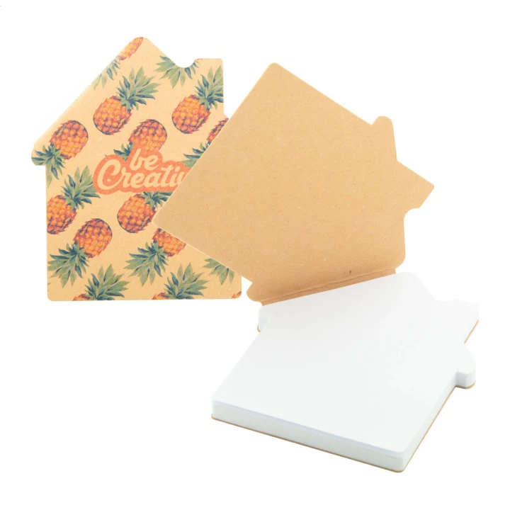 CreaStick House Eco Custom Sticky Notepad