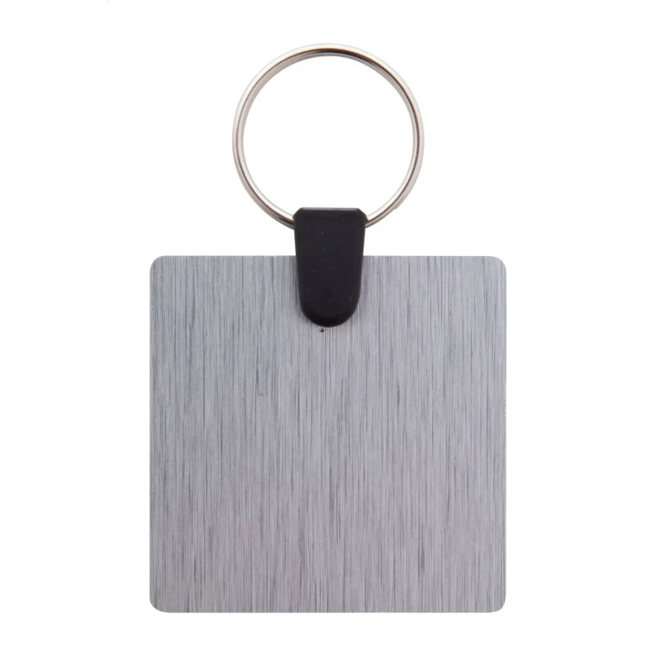 Aluudy C Square Metal Keyring