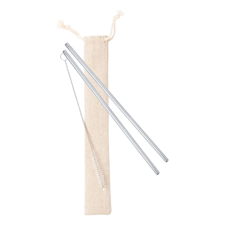 Steel Sip Straw Set