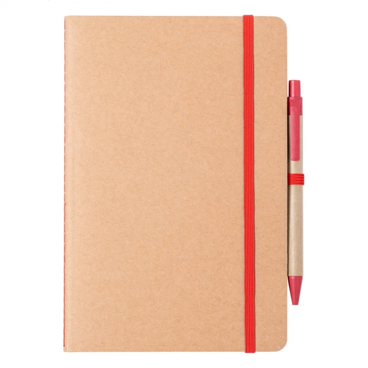 Ginkgo Recycled Cardboard A5 Notebook