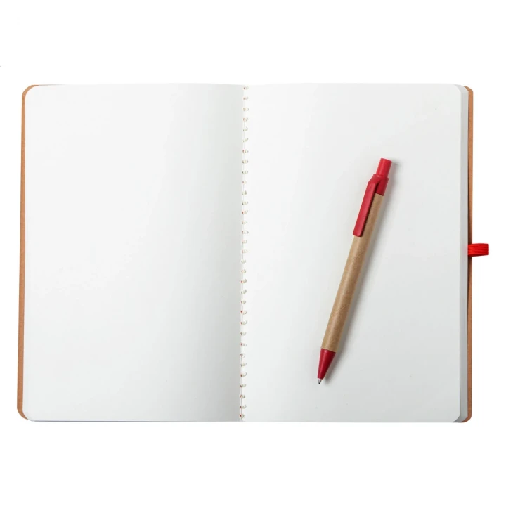 Ginkgo Recycled Cardboard A5 Notebook