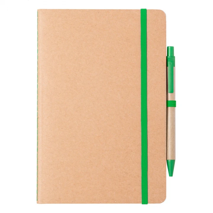 Ginkgo Recycled Cardboard A5 Notebook
