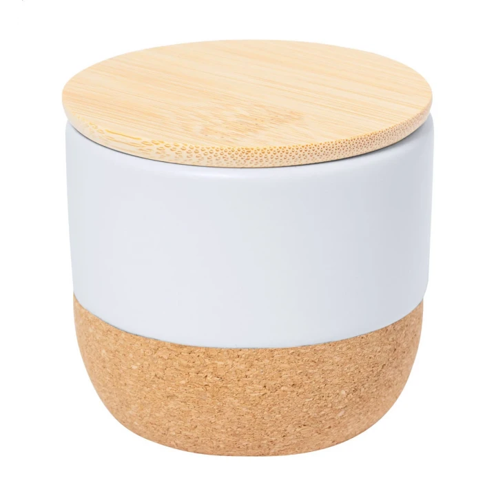 Borrox Vanilla Scented Candle In Ceramic Holder