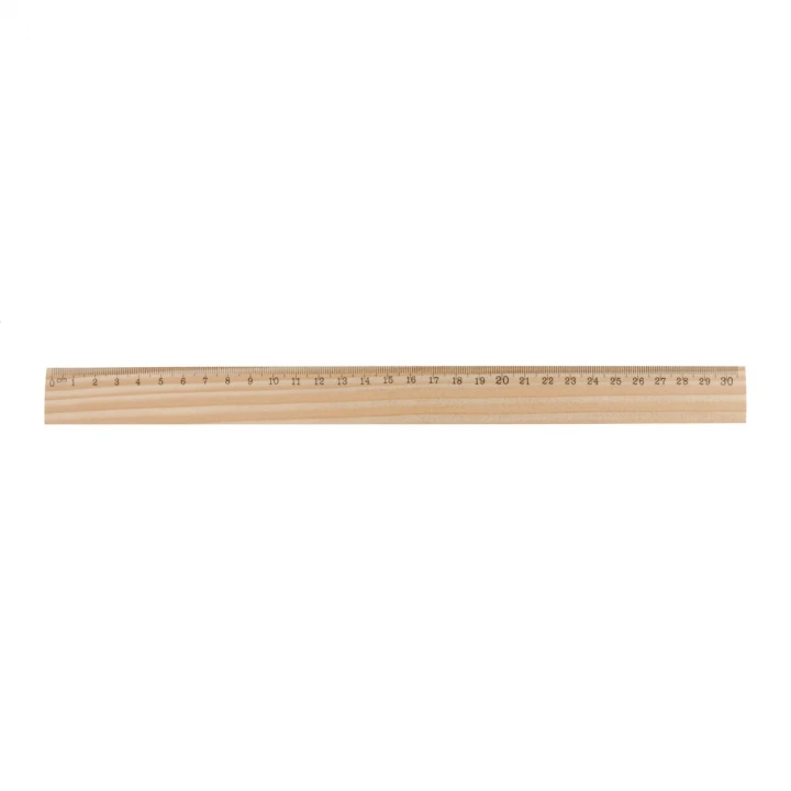 ThreeO Pine Wood Ruler