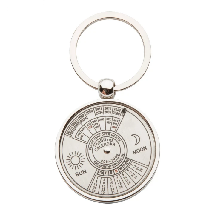 Eternity Calendar Metal Keyring
