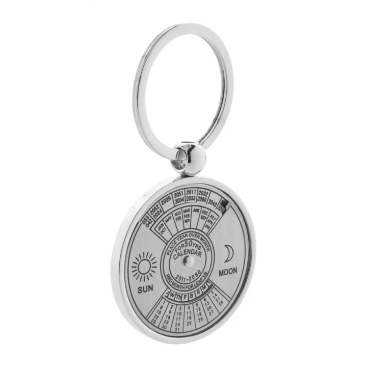 Eternity Calendar Metal Keyring
