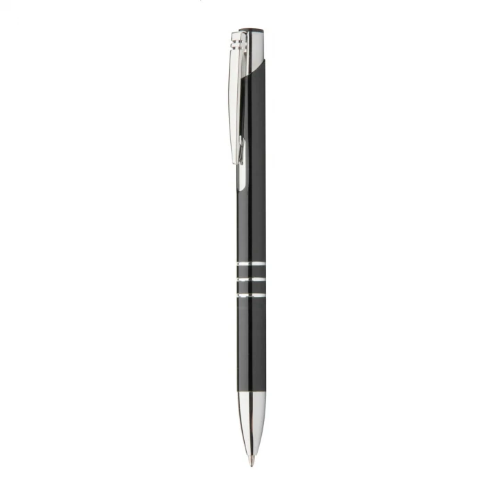 Channel Black Ballpoint Pen
