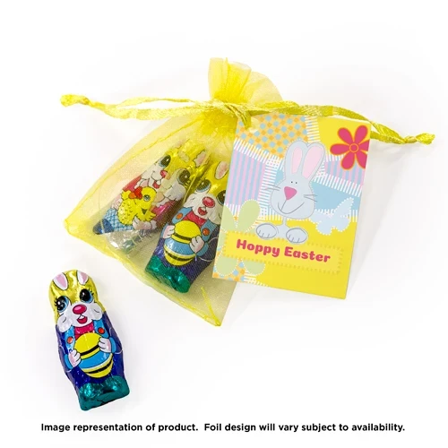 Organza Bag - Hip Hop Bunnies