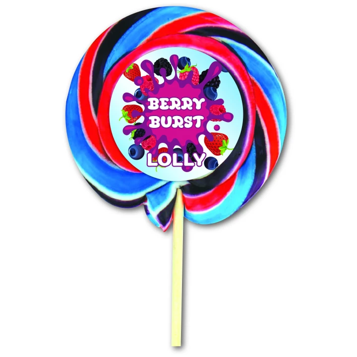 Personalised Swirl Rock Lollies