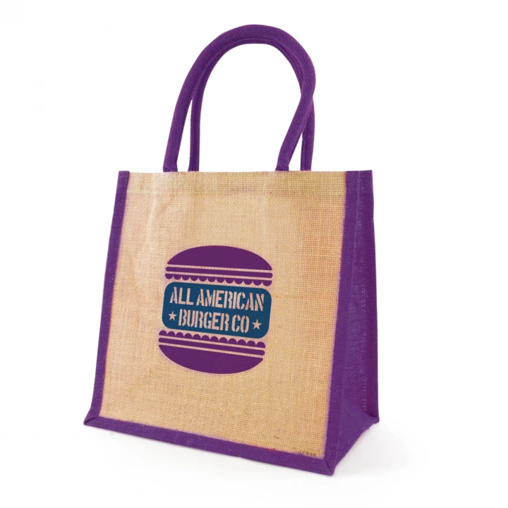 Medium Coloured Trim Halton Shopper