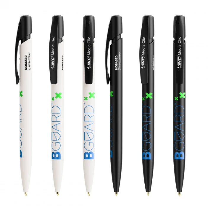 BIC Media Clic BIO Based BGUARD Antibacterial Ballpen