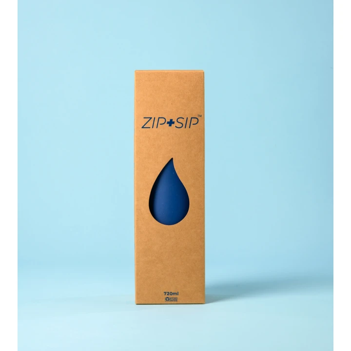 ZIP + SIP Bottle 720ml Ocean Blue