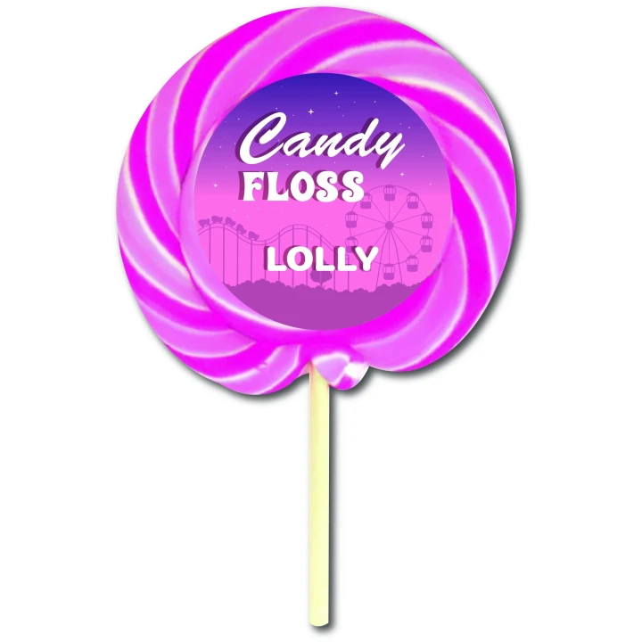 Personalised Swirl Rock Lollies