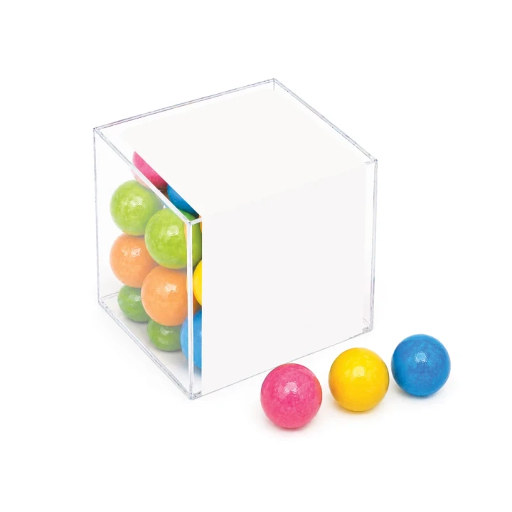 Clear Cube - Bubblegum Balls