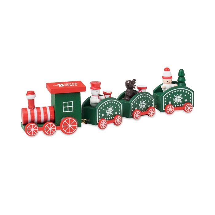 Wooden Christmas Train