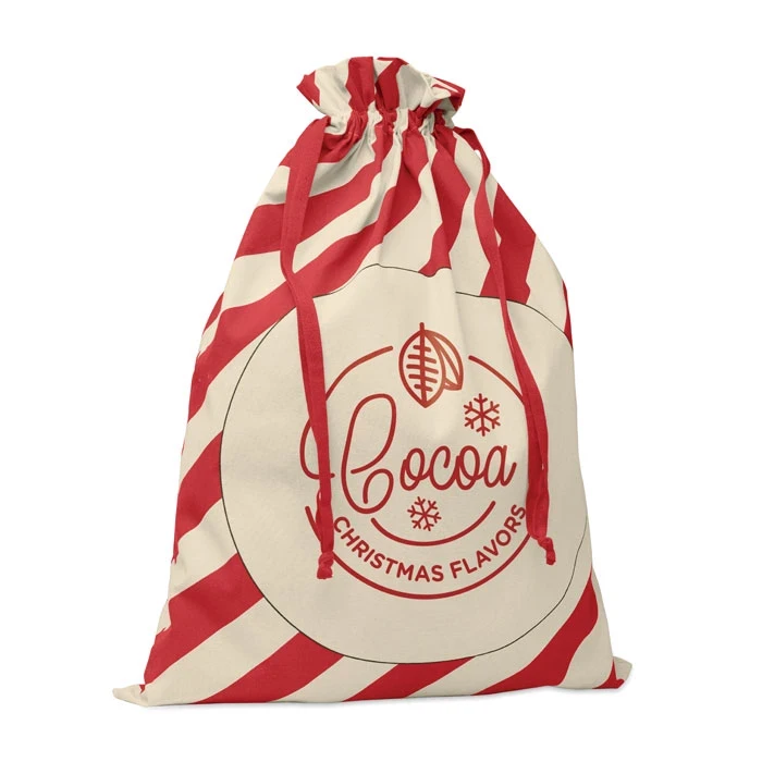 Large Santa Cotton Bag