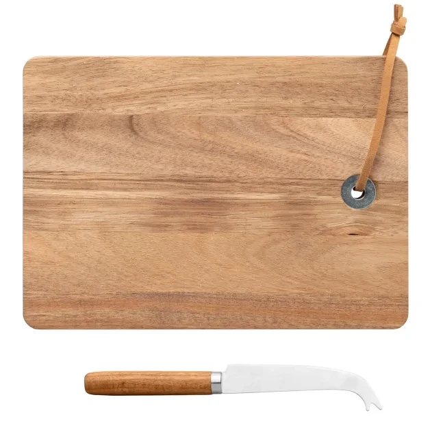 Mysa FSC Bamboo Hanging Cheese Knife & Board – 48x15cm