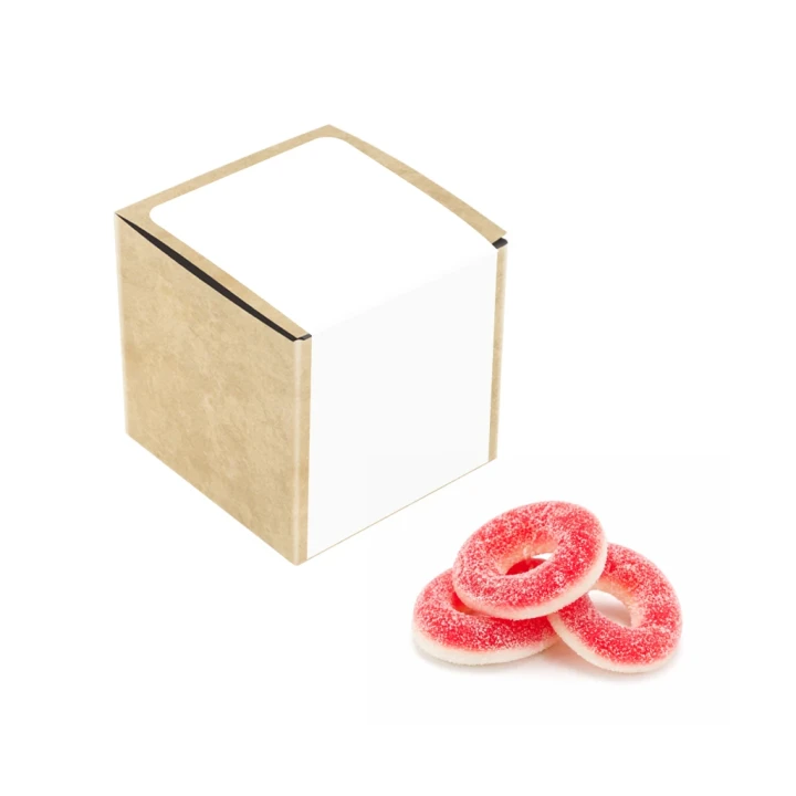 Eco Kraft Cube - Watermelon Rings