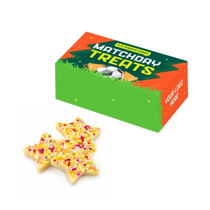 Eco Maxi Box - White Choc Jazzie Stars