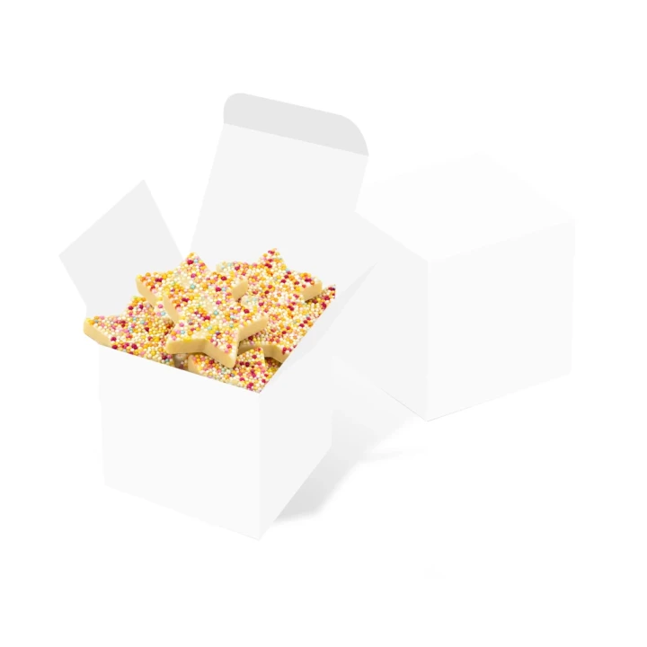 Eco Maxi Cube - White Choc Jazzie Stars
