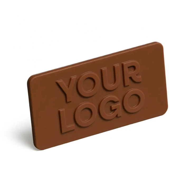 Eco Window Slab Box - Milk Chocolate