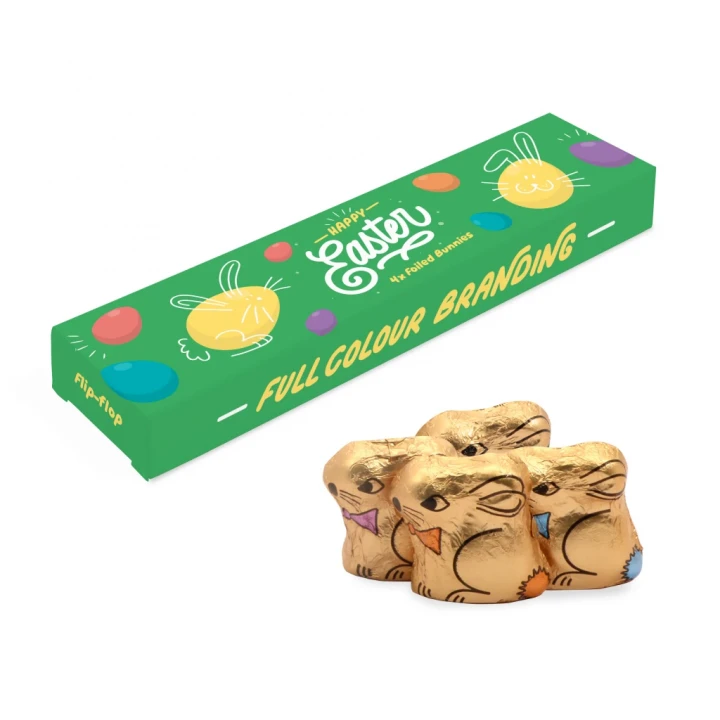 Easter Eco Slim Box - Foiled Bunnies