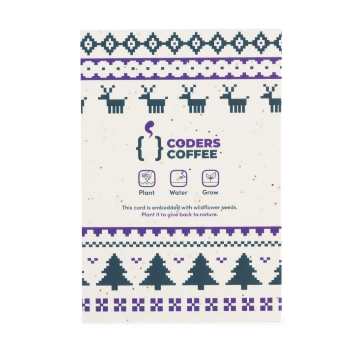 A5 Seed Paper Christmas Card
