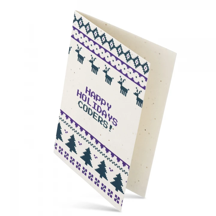 Seed Paper Greetings Card