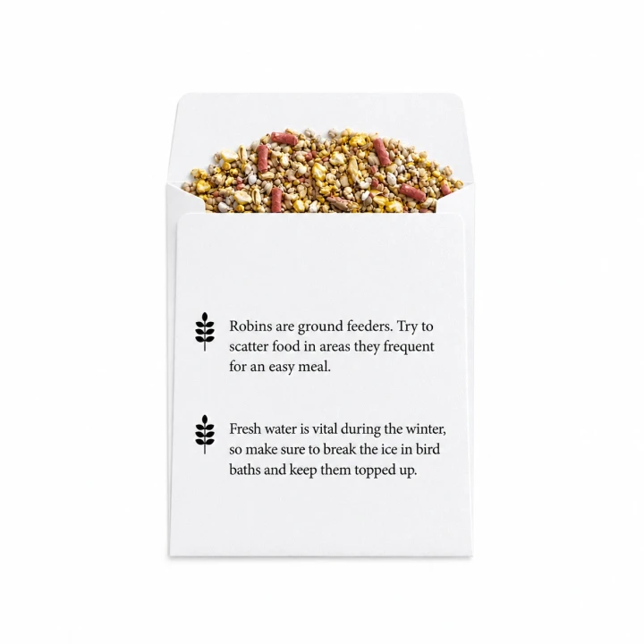 Christmas Robin Bird Seed