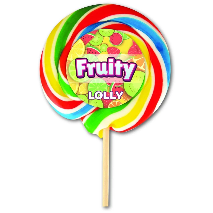 Personalised Swirl Rock Lollies
